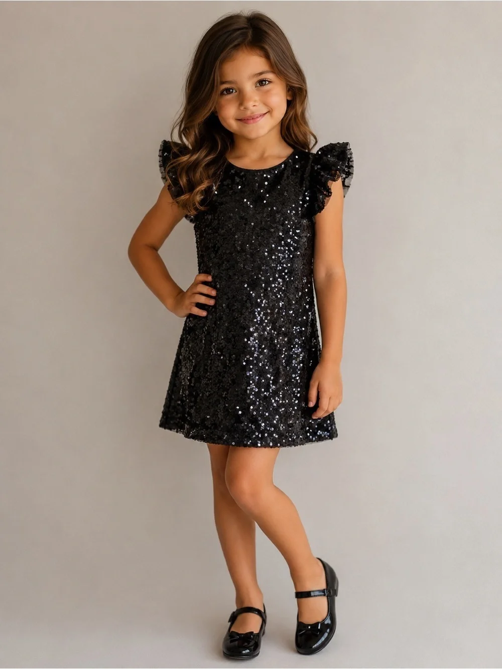Tahari girls sequin dress 6